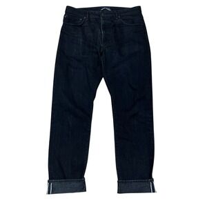 Japan Blue Jeans J314 14oz Black Straight Selvedge Denim Mens 33x32 100% Cotton